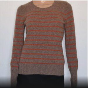 Women’s Fenn Wright Manson 100% 2-ply Cashmere Striped Sweater M